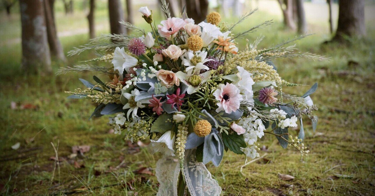 ⭐︎ペンペン⭐︎ アンティーク布花　ブーケ ベスのブーケ｜JFW