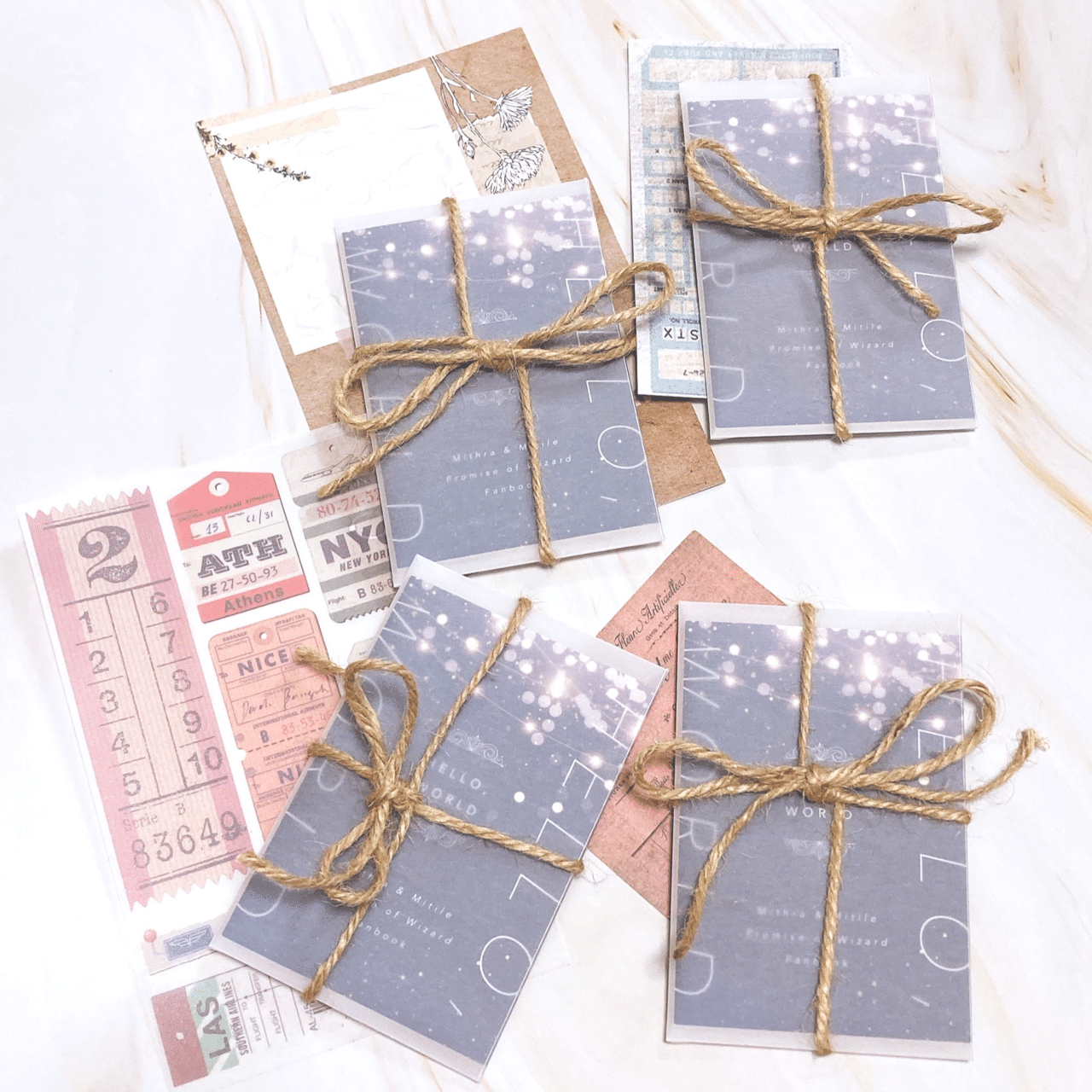 4000字くらいのお話でミニ本・豆本をつくった話｜nana