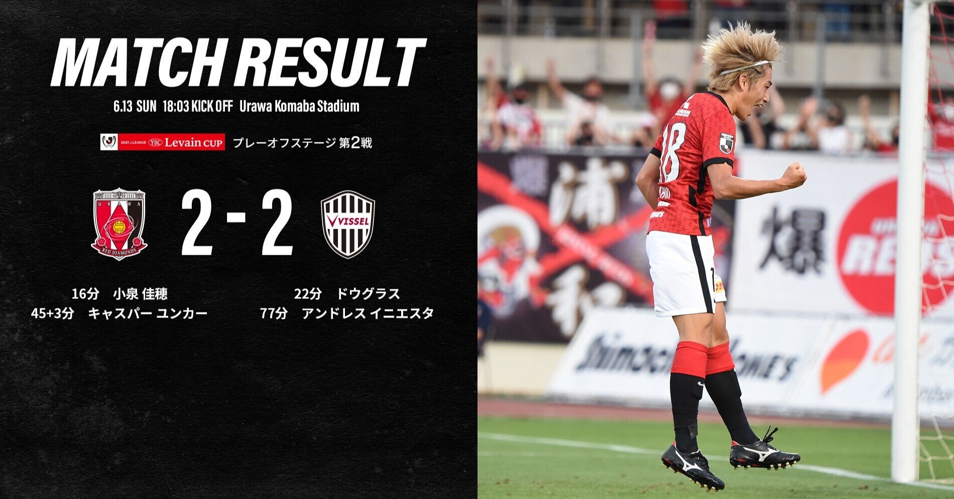 Jリーグybcルヴァンカップ プレーオフステージ 第2戦 浦和レッズvsヴィッセル神戸 H おおかみ Note