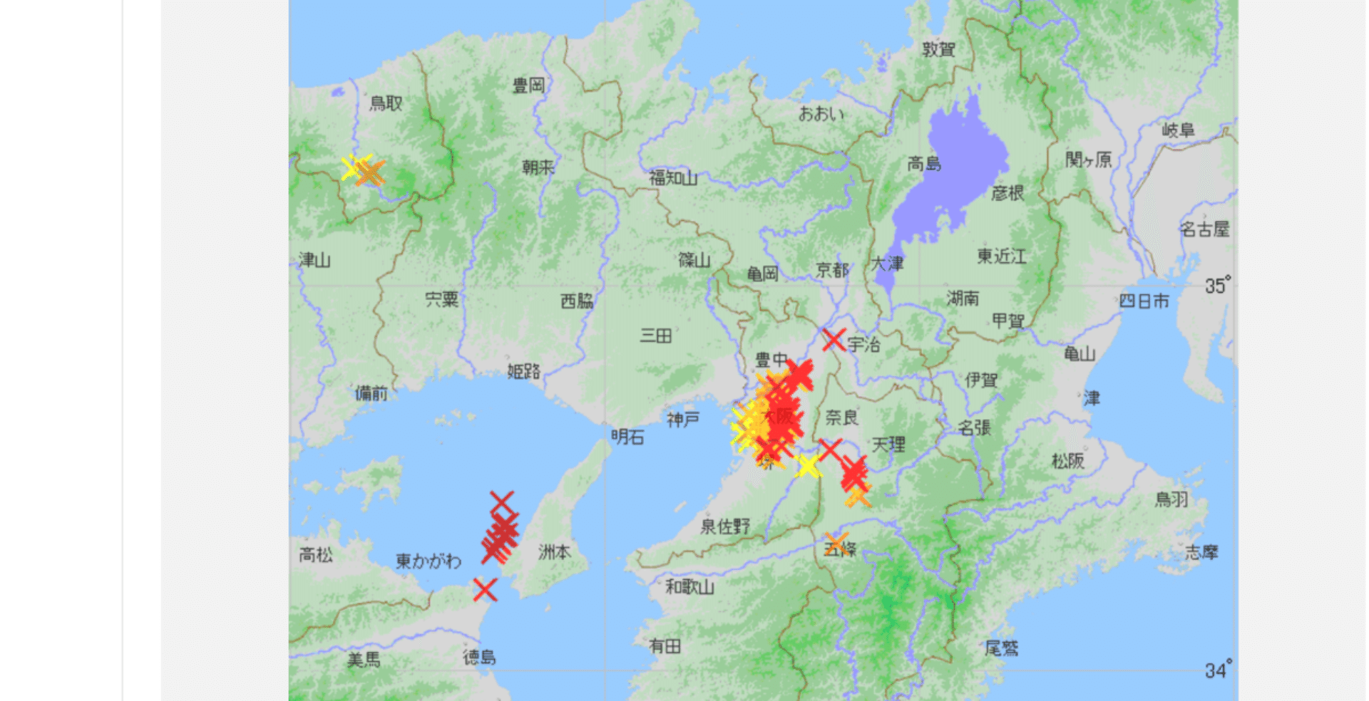 雷すごかった 怖かった 関西の停電情報 雷 落雷 位置 情報 電力需給のお知らせは関西電力送配電サイトで確認できます 地亜貴 C C 奈良大好き奈良love ならばー でも大阪も大好きな大阪市民のitアドバイザー Note