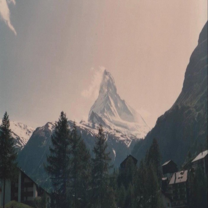 マッターホルンが真正面に, スイス・ツェルマット 〜 1983年6月14日