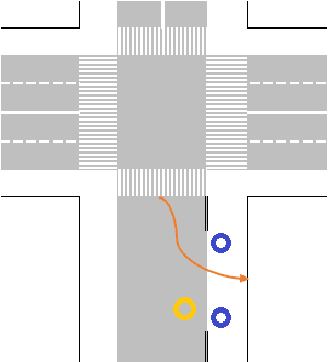 交通誘導現場‗図‗警備員