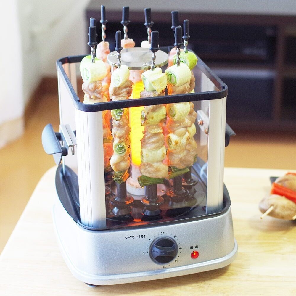 焼き鳥屋さん必見！自動串焼き機！