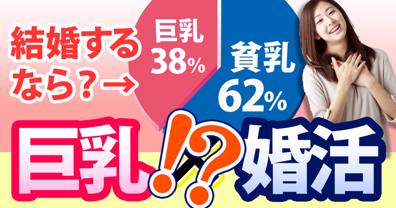 【巨乳×婚活】巨乳VS貧乳⁉️調査から判明した驚愕の結果とは!?結婚したい婚活女子必見！（Youtube動画原稿）