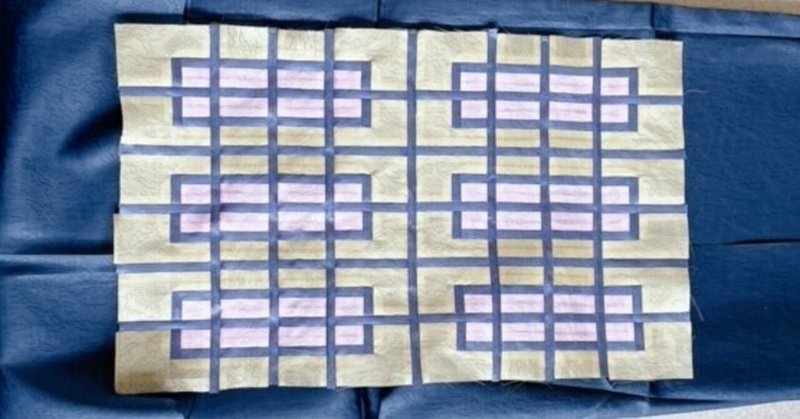 ポジャギ制作過程 韓国伝統窓模様 終わりそうで終わってない Pojagi Sono Note ポジャギ制作過程 韓国伝統窓模様 終わりそうで終わってない Pojagi Sono Note