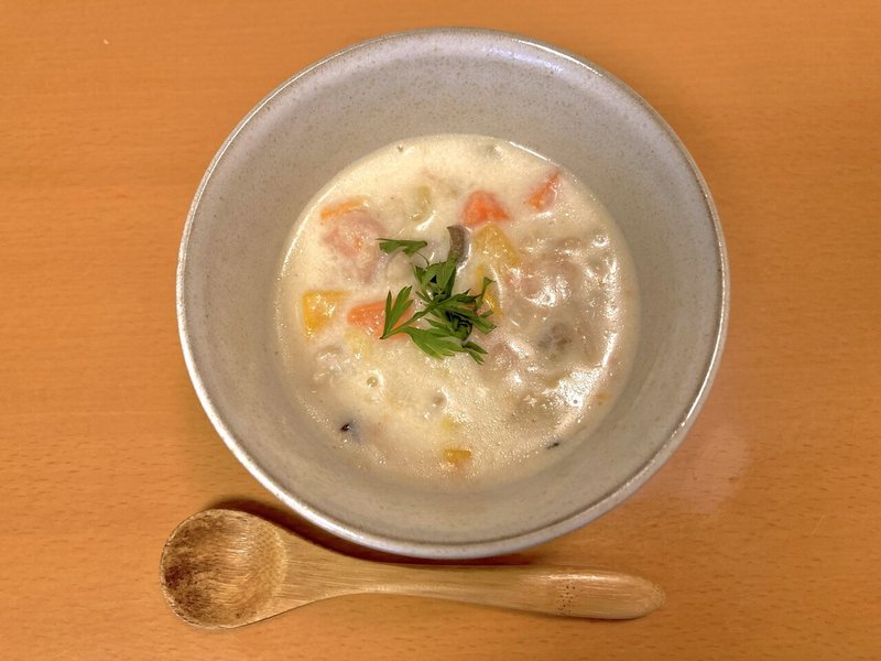芒種 No 14 ニューイングランド風クラムチャウダー まつばらあや リビング アトリエ Note