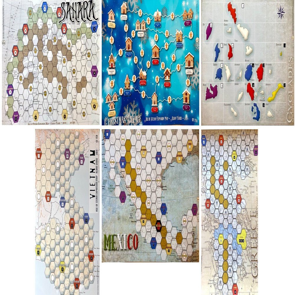 蒸気の時代2019セット (Age of Steam 2019 Set) ルール和訳｜ats