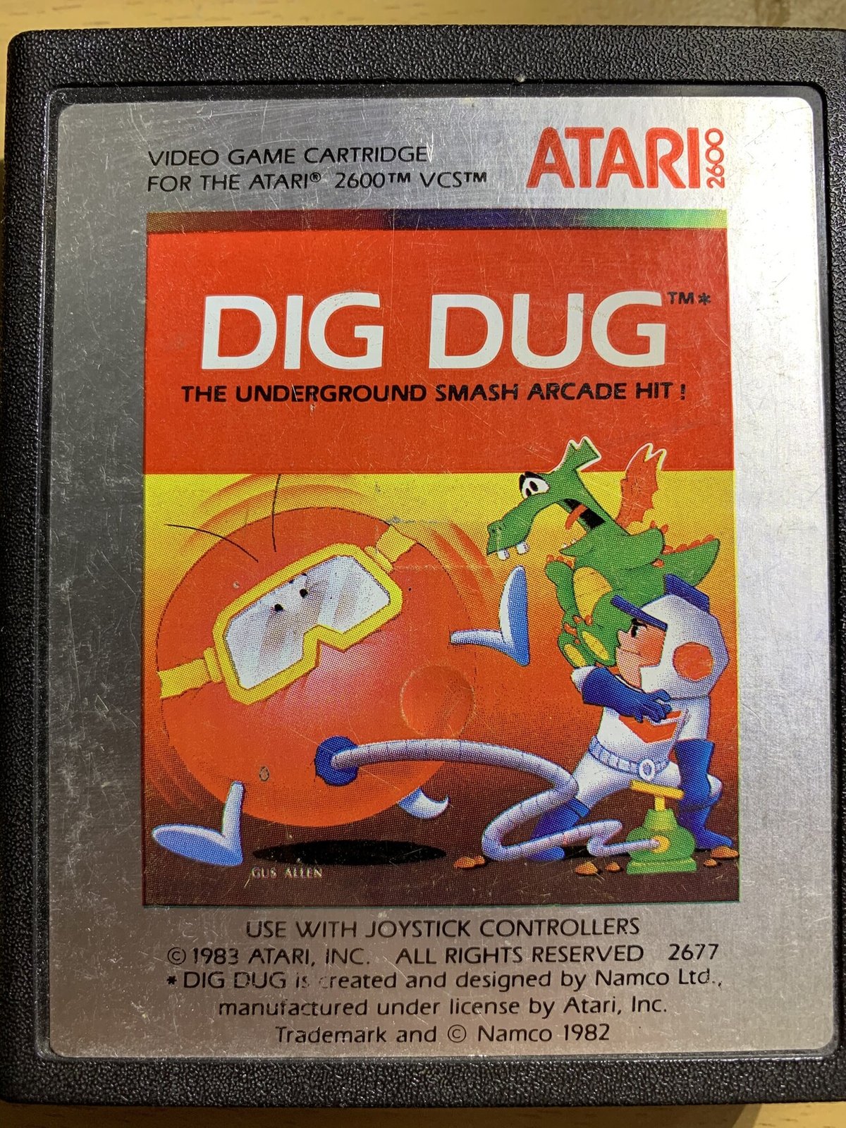 【年中無休】 ATARI2600:DIG DUG｜GSH 家庭用ゲームソフト