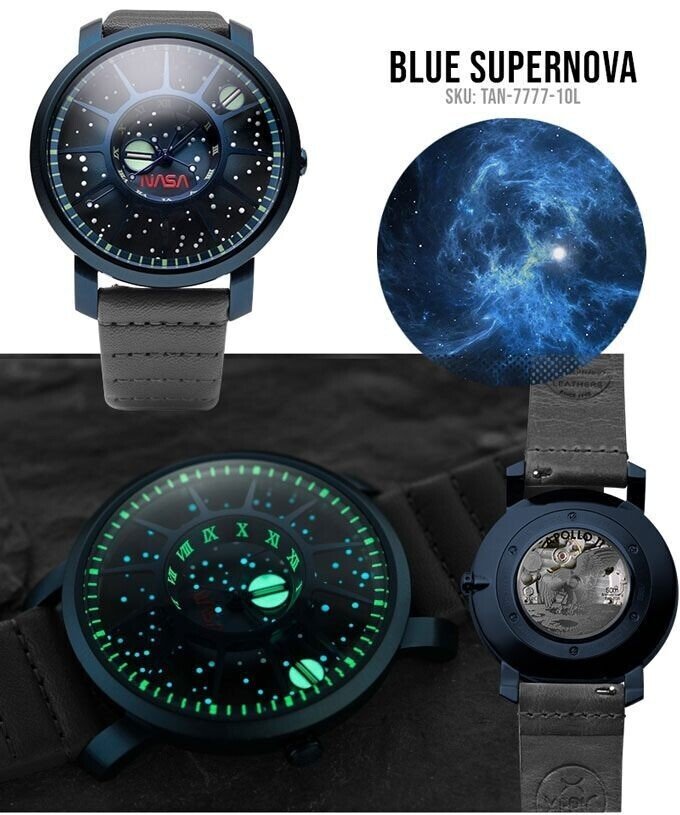 時計＆宇宙好きにはたまらない！まるで星空のようなデザインの腕時計が