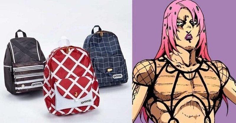 予約受付は8 18まで ジョジョの奇妙な冒険 黄金の風 Outdoorコラボ第2弾 今度はリュック トート サコッシュの3種が登場 Camploggear Note