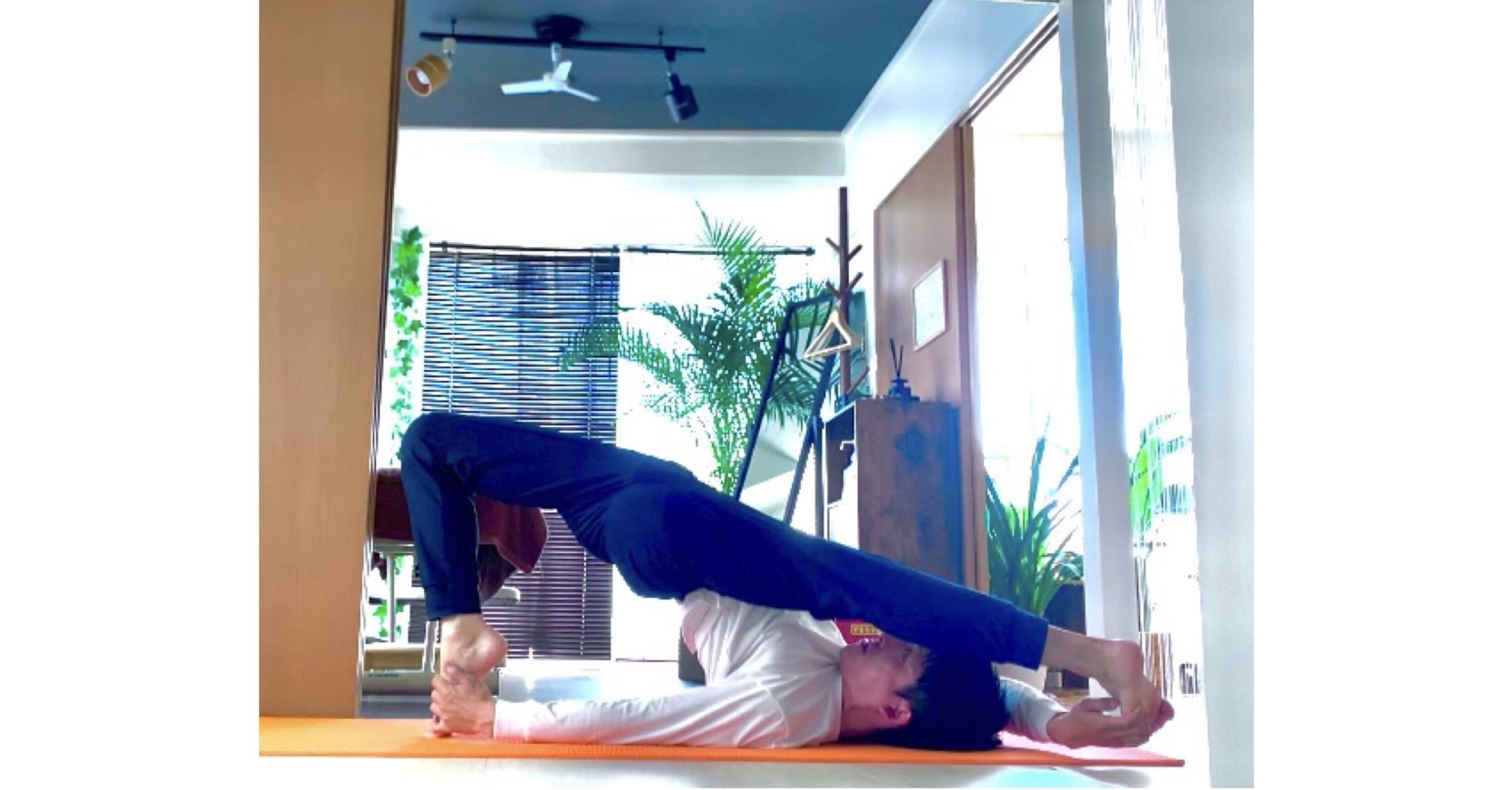 オーバーヘッドキック的ポーズ やり方紹介 ヨガチャレンジ 伊藤陵亮 整体 ヨガ 読書 Note