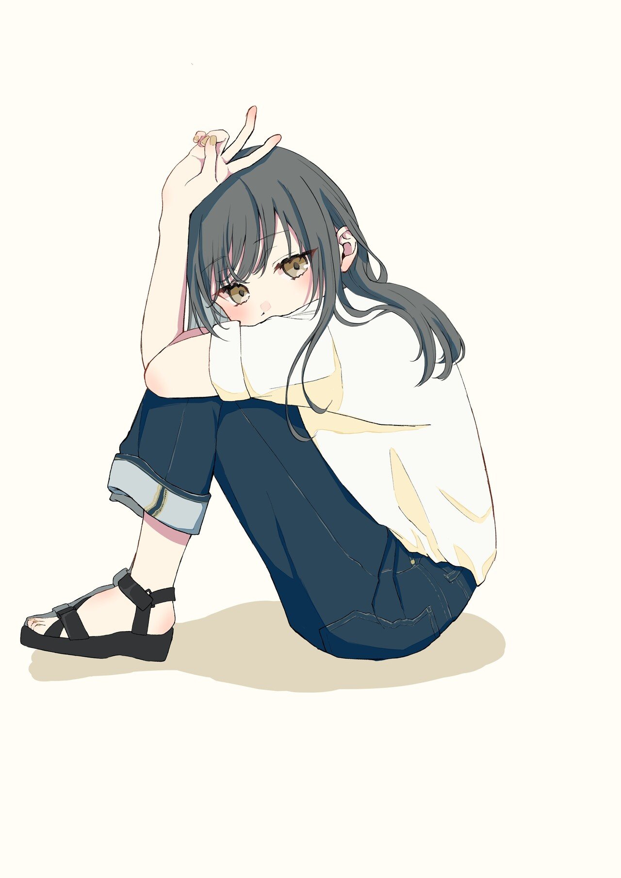 アイコン 壁紙を可愛くできる 女の子のフリーイラスト アイコン むに Note アイコン 壁紙を可愛くできる 女の子のフリーイラスト アイコン むに Note