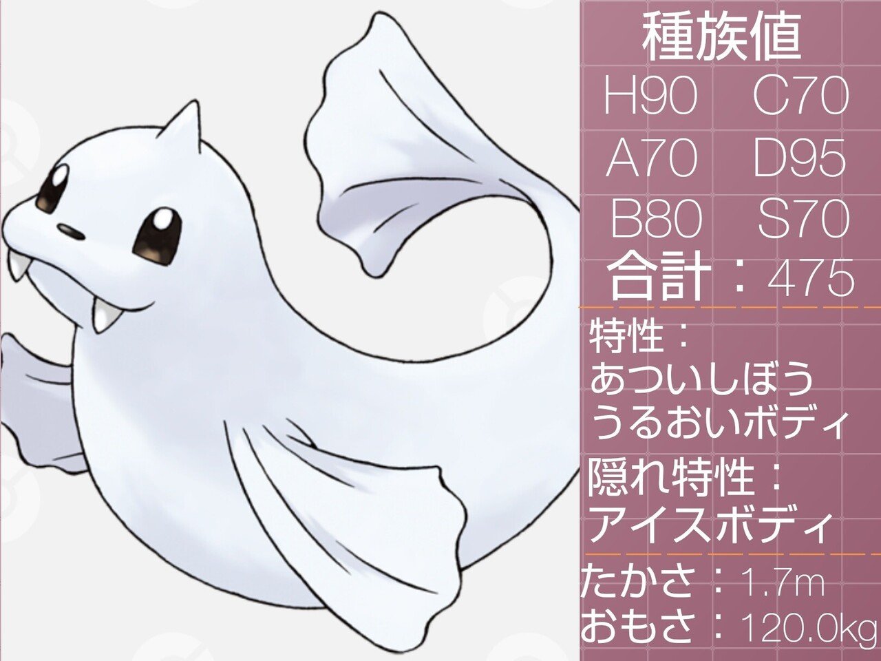 みず こおりタイプのポケモン達 リユルン Note