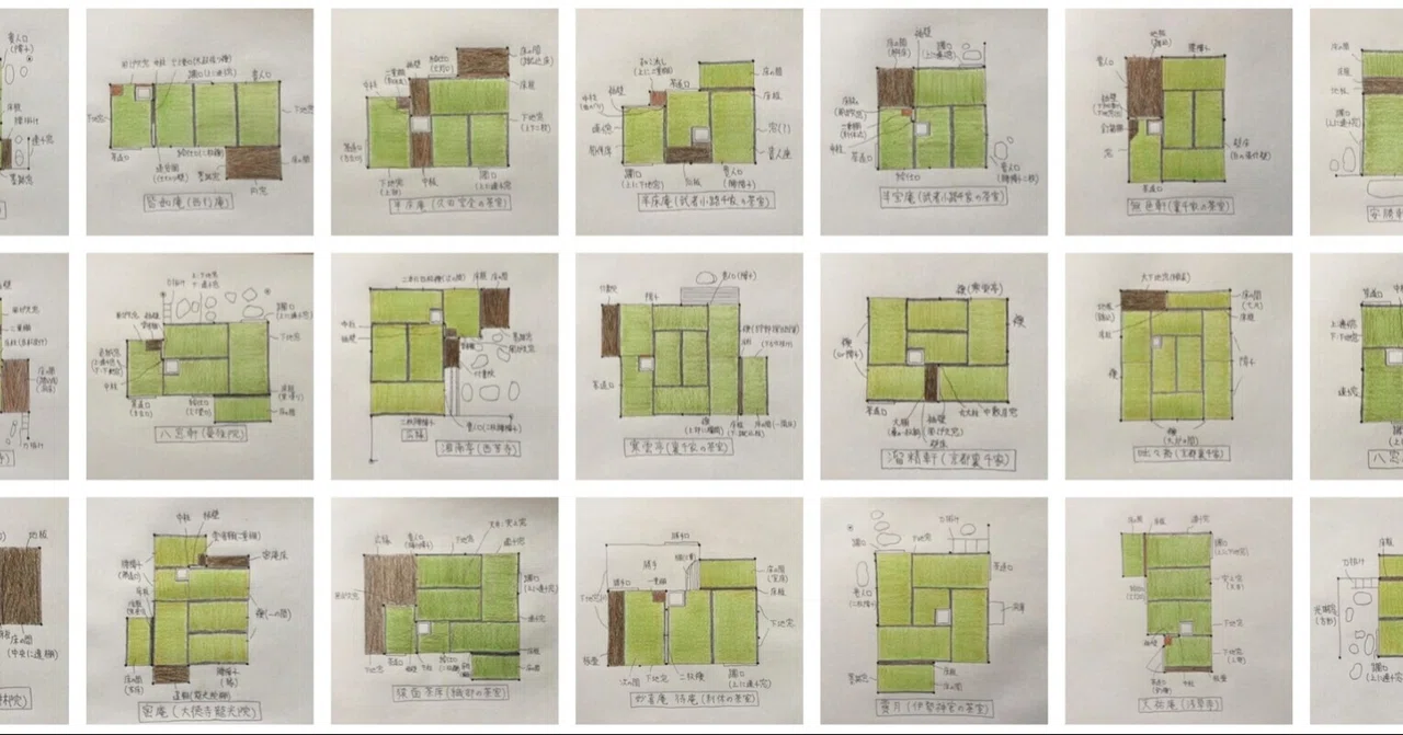 茶室の間取り【国宝・重文の茶室】｜茶室建築.com