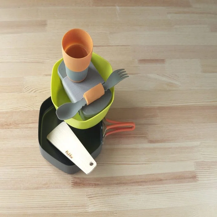 超軽量でコンパクトなクッカーセット『Hex Mess Kit』がクラウドファン
