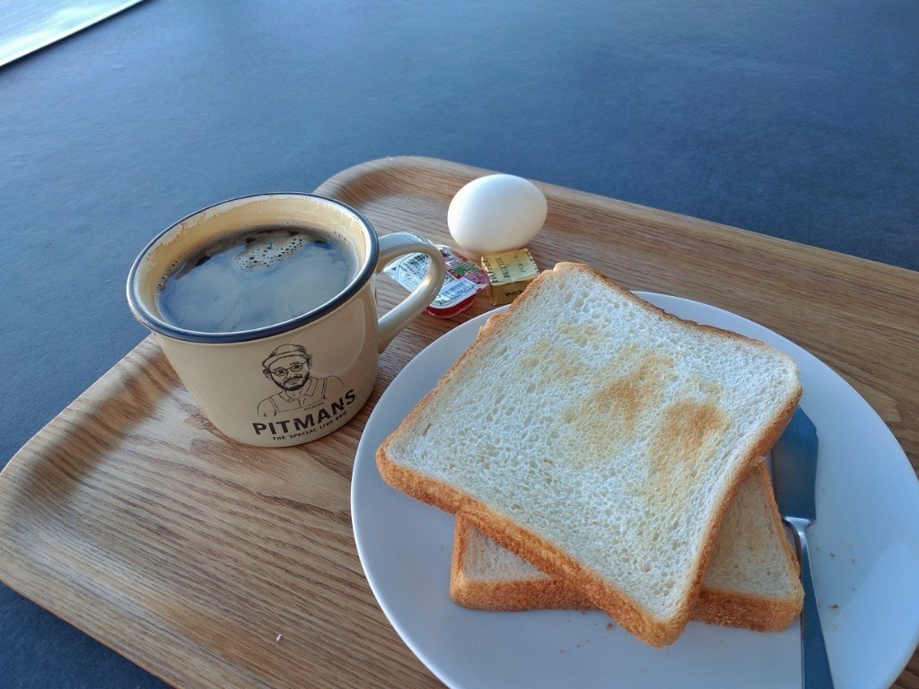 隅田川のテラスで朝食 Pitmans 清澄白河 タカシムカフェ Note