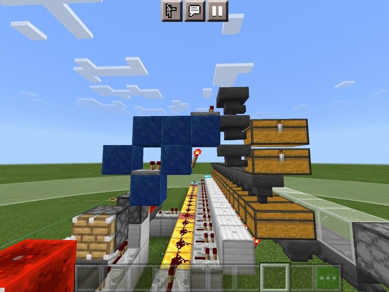 アイテム自動補充機の作り方 Minecraft 仕分け装置へ連結可能 統合版 Kakun Note