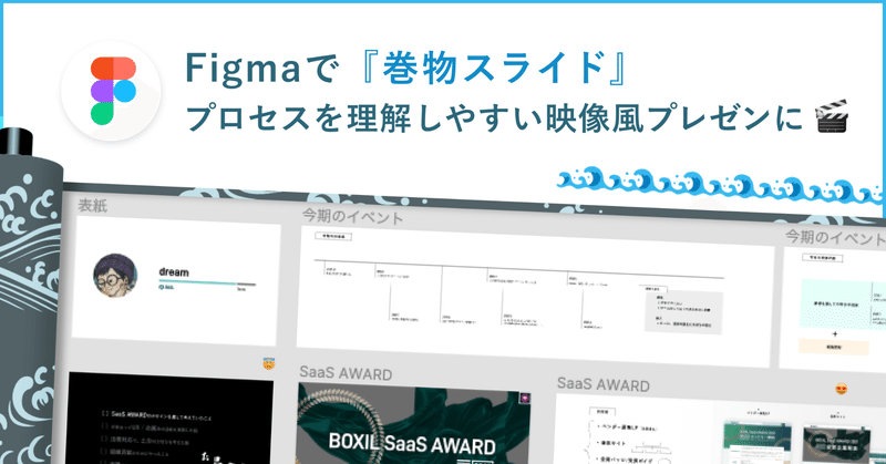 Figmaで『巻物スライド』 ｜プロセスを理解しやすい映像風プレゼンに 🎬