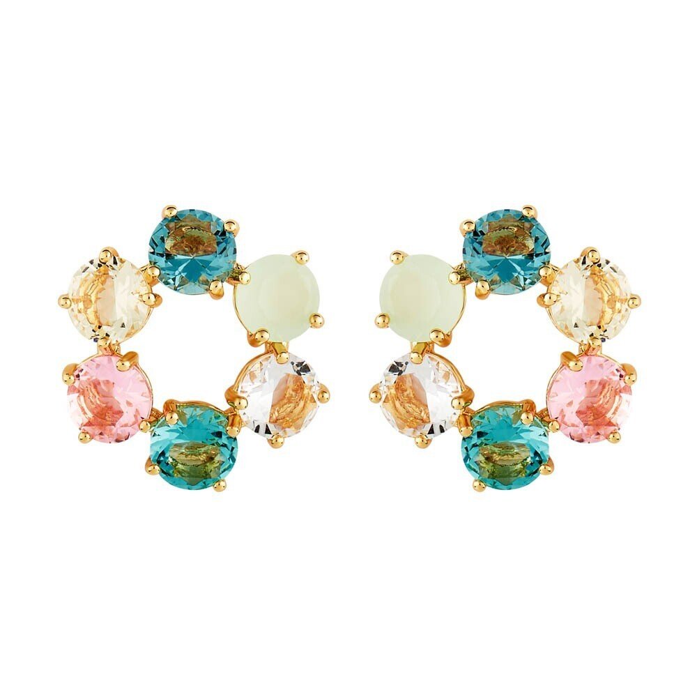 【美品】Les Néréides バレリーナ ピアス(ミントグリーン) Les Nereides (レネレイド) 夏のピアス3選 ディアモンティーヌ編
