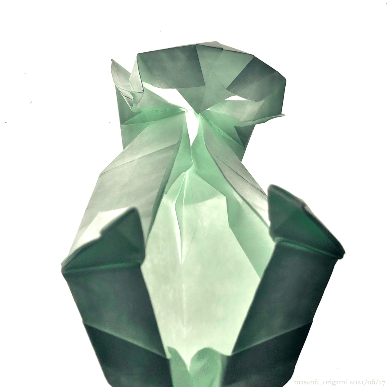 カワ難おりがみ 王子のネコ クラッポマーブルで神秘的な仕上がりに Arisawa Cat With Mysterious Crapo Marble まさにぃ Note