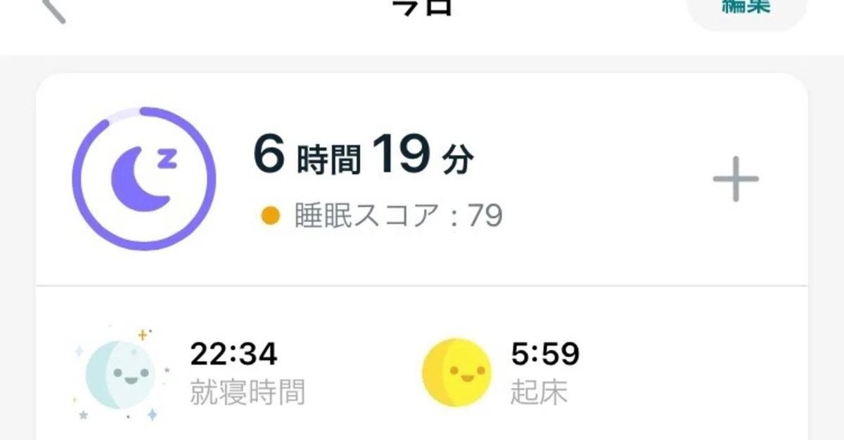 Scre Types #66 Meet the smiley face in the Fitbit sleep app|あつこ(65)フワフワ文系妻 定年理科系夫育て中