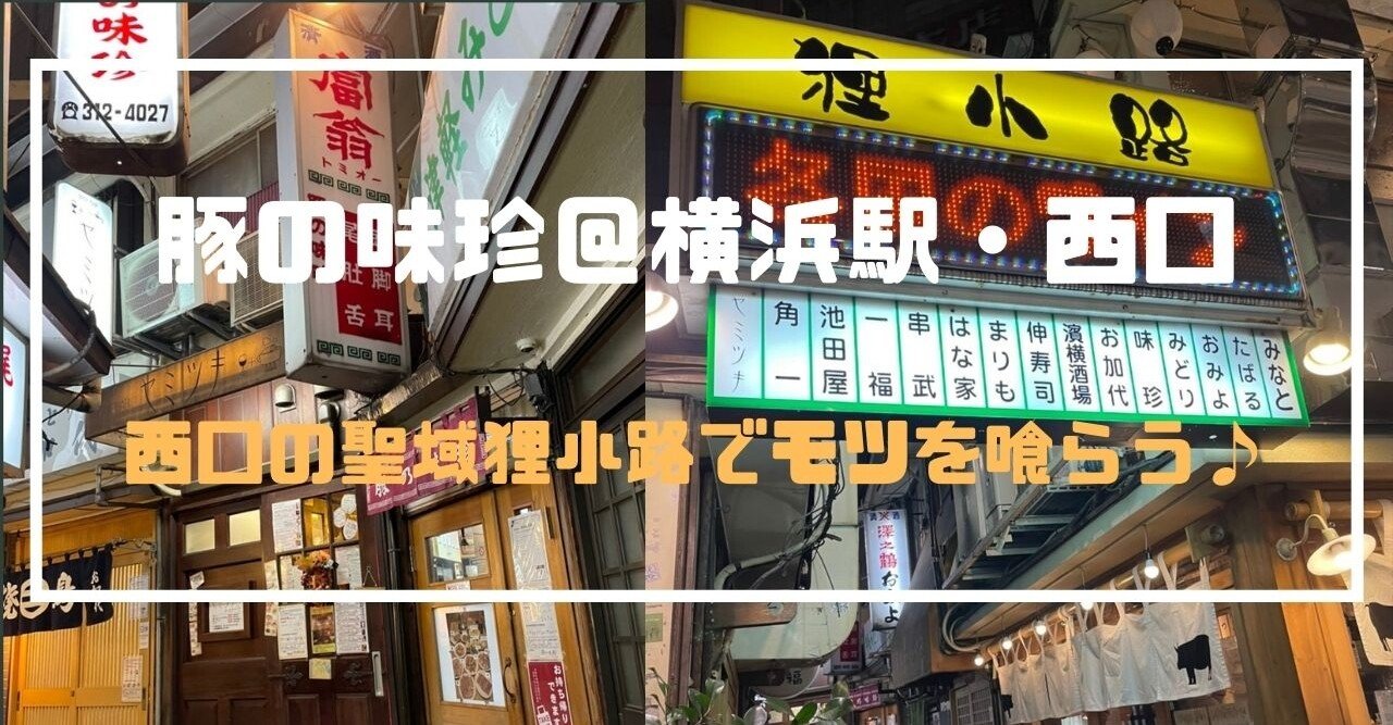 横浜駅西口の聖域 狸小路にある もつ の銘店 味珍 Shinakan Note