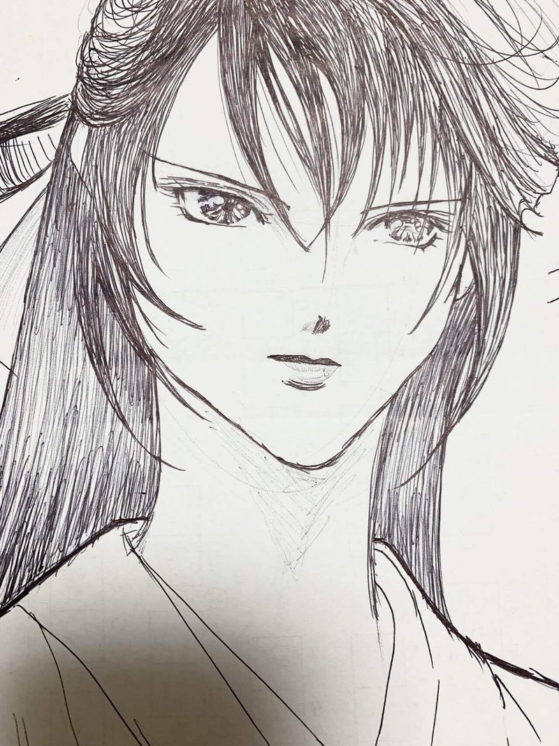過去の落書き 漫画人物画 ナミナミ シズカ Note