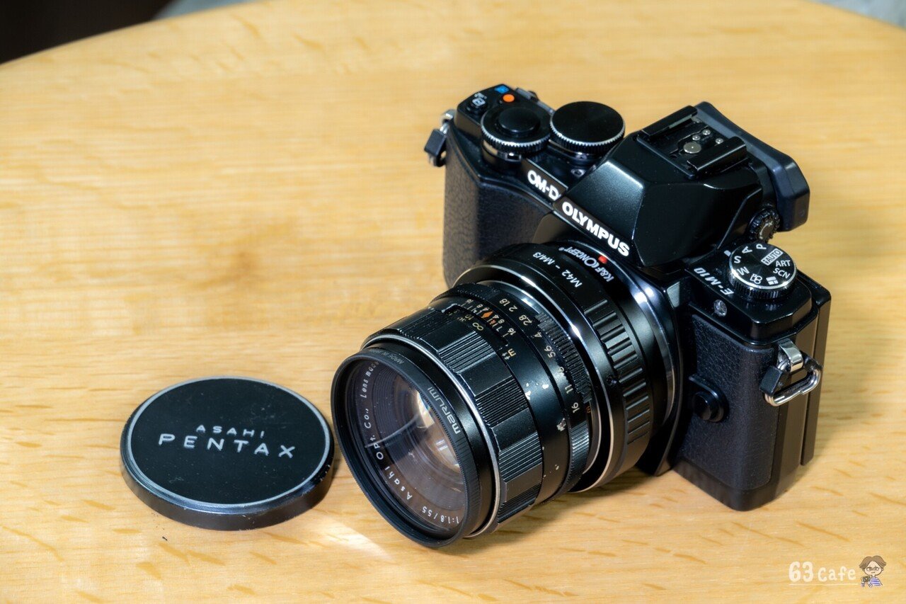 Super Takumar 55mm F1.8 SONY Eマウントアダプター付-