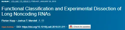 Functional Classification and Experimental Dissection of Long Noncoding ...