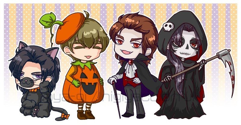 ちょっと不憫な創作キャラクター4人組 みゃーぎ イラストレーター Note