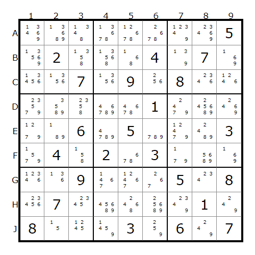 超難問を解く（その1）｜ナンプレ 眺めて解こう