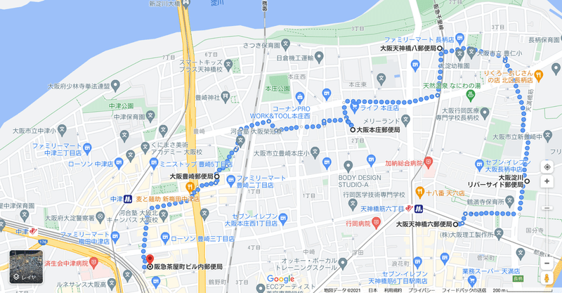 【郵便局探walk@大阪ー#09北区(その3)】