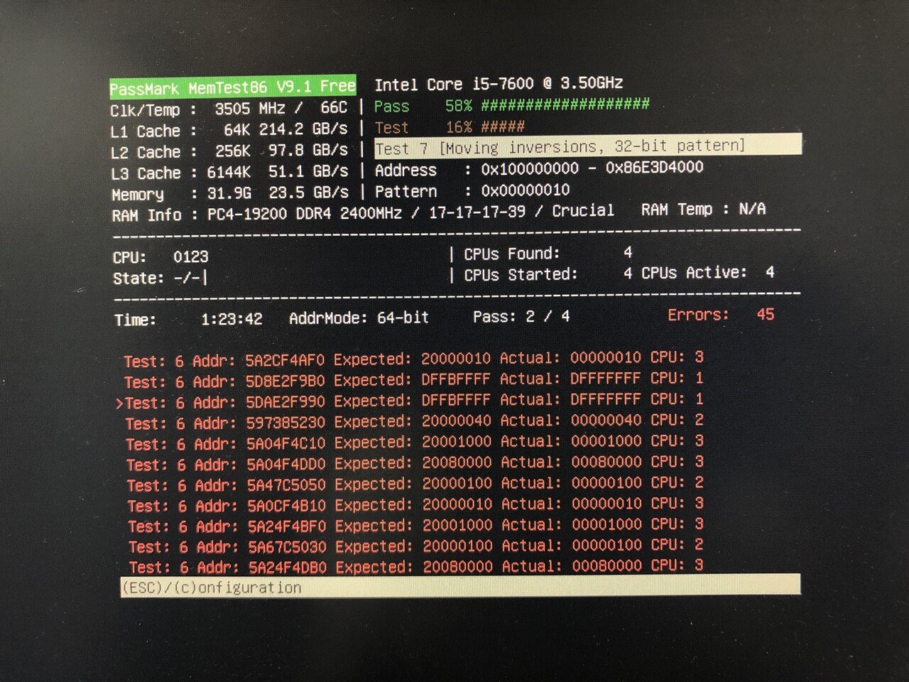 この週末は PC に挿したメモリーのエラーチェックに明け暮れる｜unique