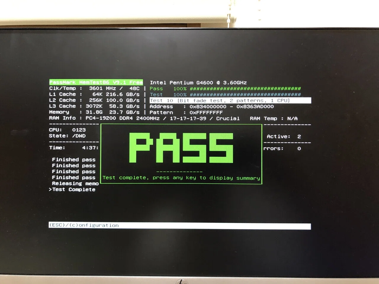 この週末は PC に挿したメモリーのエラーチェックに明け暮れる｜unique