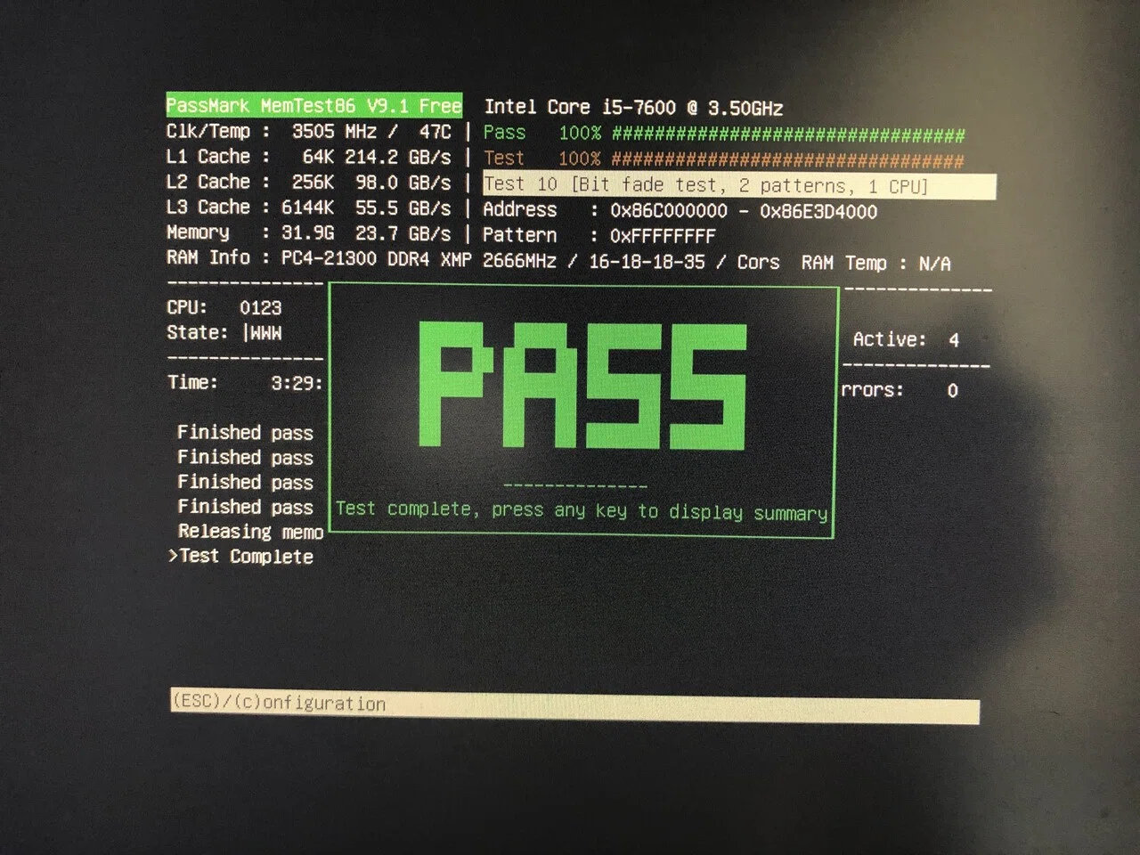 この週末は PC に挿したメモリーのエラーチェックに明け暮れる｜unique