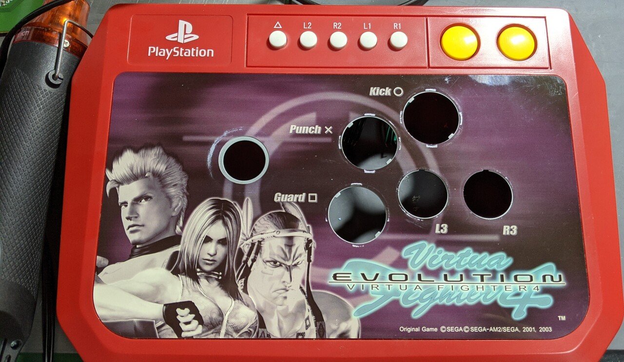 バーチャファイター4evo専用スティックを改造する：その1｜dameo