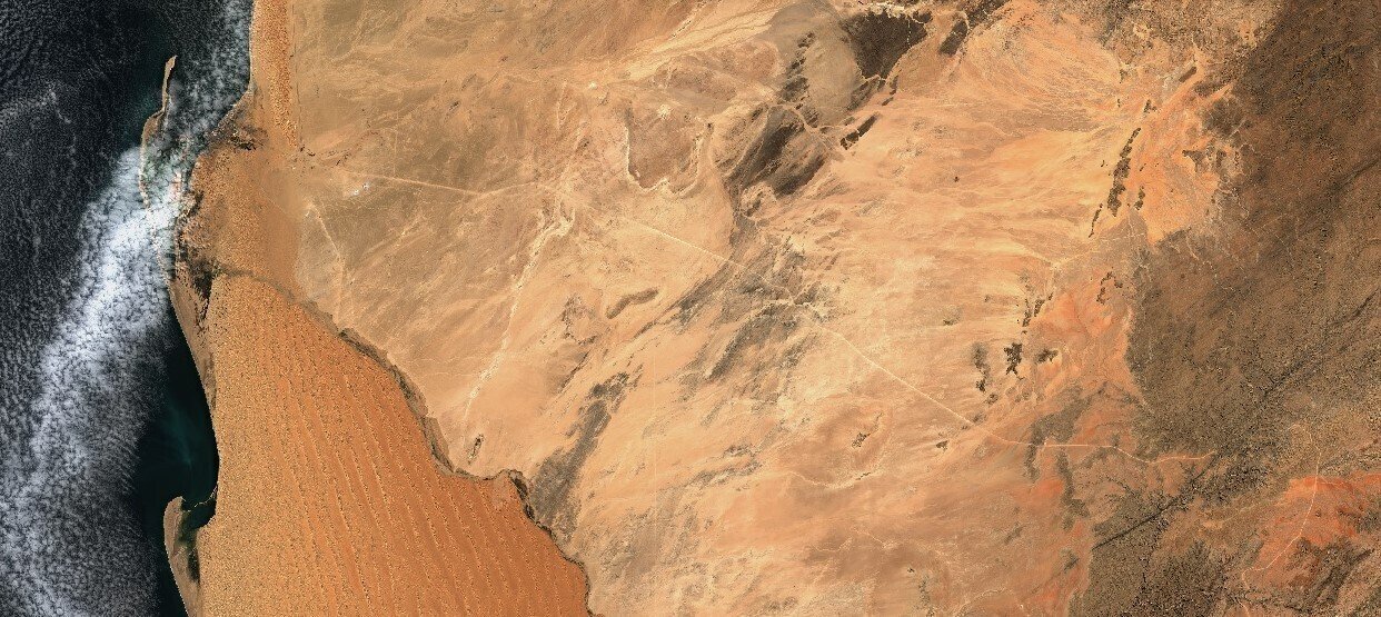 衛星画像 ナミブ砂漠 ２ 砂とダイヤモンド 与次郎 Note