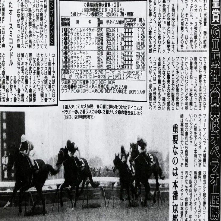 ウマ娘」でも世紀末覇王！2000年テイエムオペラオーの古馬王道GⅠ 