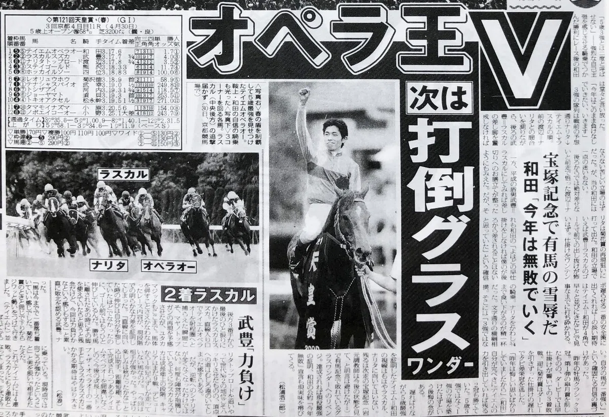 ウマ娘」でも世紀末覇王！2000年テイエムオペラオーの古馬王道GⅠ 
