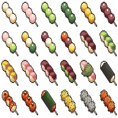 描いたドット絵を保管する場所 32x32アイテム編 Muddypadfoot Note