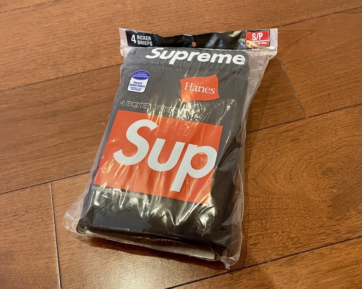 Sサイズ3 シュプリーム ヘインズ ボクサーブリーフ Supreme × Hanes / シュプリーム × ヘインズ ボクサーブリーフ