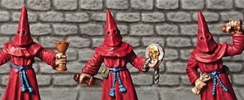 Otherworld Miniatures Evil Acolytes Ii 邪教の信徒たち V1 ペイント手順 内田 座布団 Note
