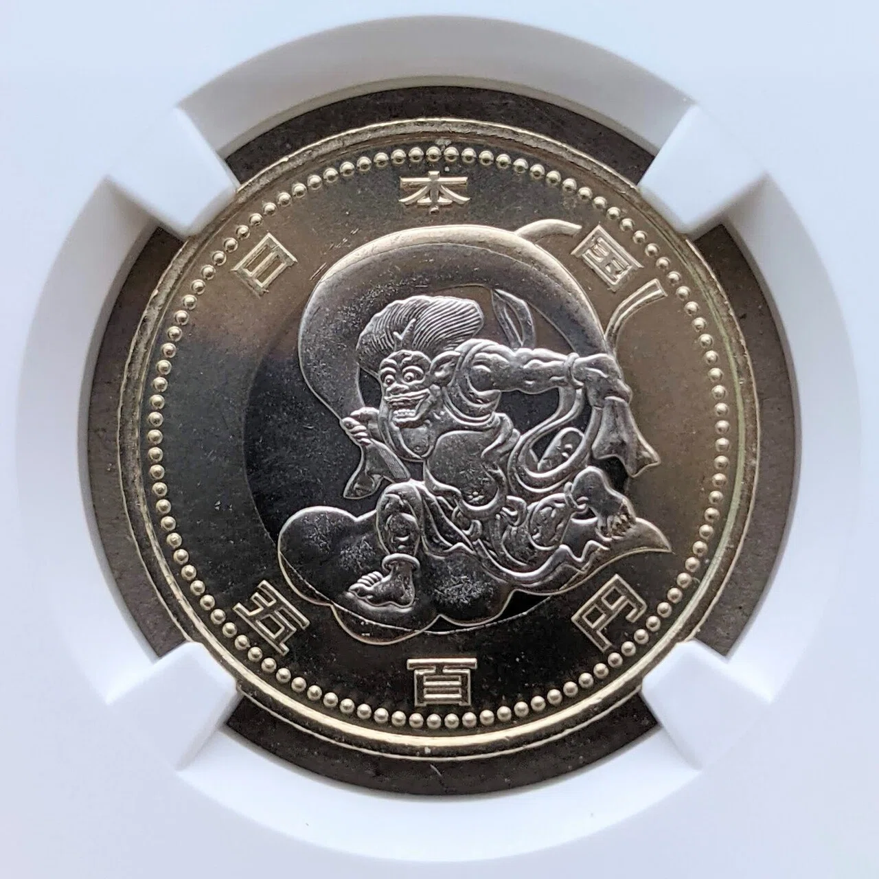 First Releasesキタ〜！ 2020年東京オリパラ記念 風神/雷神 500円硬貨