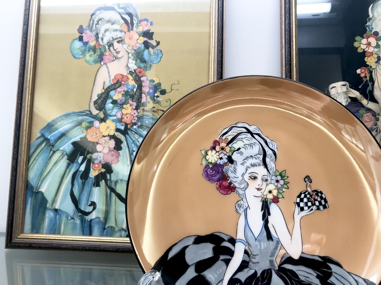 オールドノリタケ ピエロ アッシュトレイ ピントレイ アールデコ オールドノリタケ ピエロ アッシュトレイ ピントレイ アールデコ