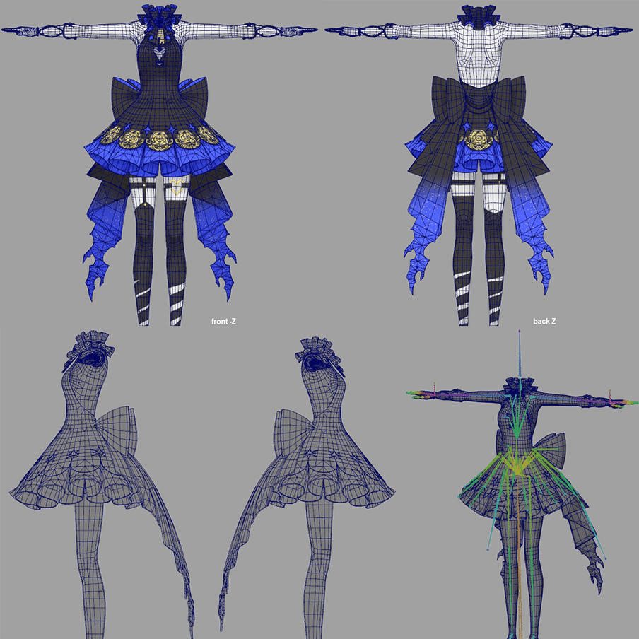 Artチーム第1回 アバターの衣装が出来るまでざっくり解説 Reality Note