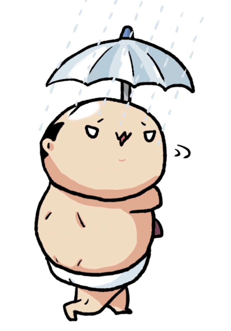 降り出した☔️(*ﾟ▽ﾟ)#雨 #ブリーフおじさん #イラスト #イラストレーター #アート #アーティスト #ふじ #lineスタンプ #rain #briefs_ojisan #procreate #briefs #drawing🎨 #art #artist #illustration #illustrator #kawaii #kawaiidrawing #character #fuji #japan #linesticker 