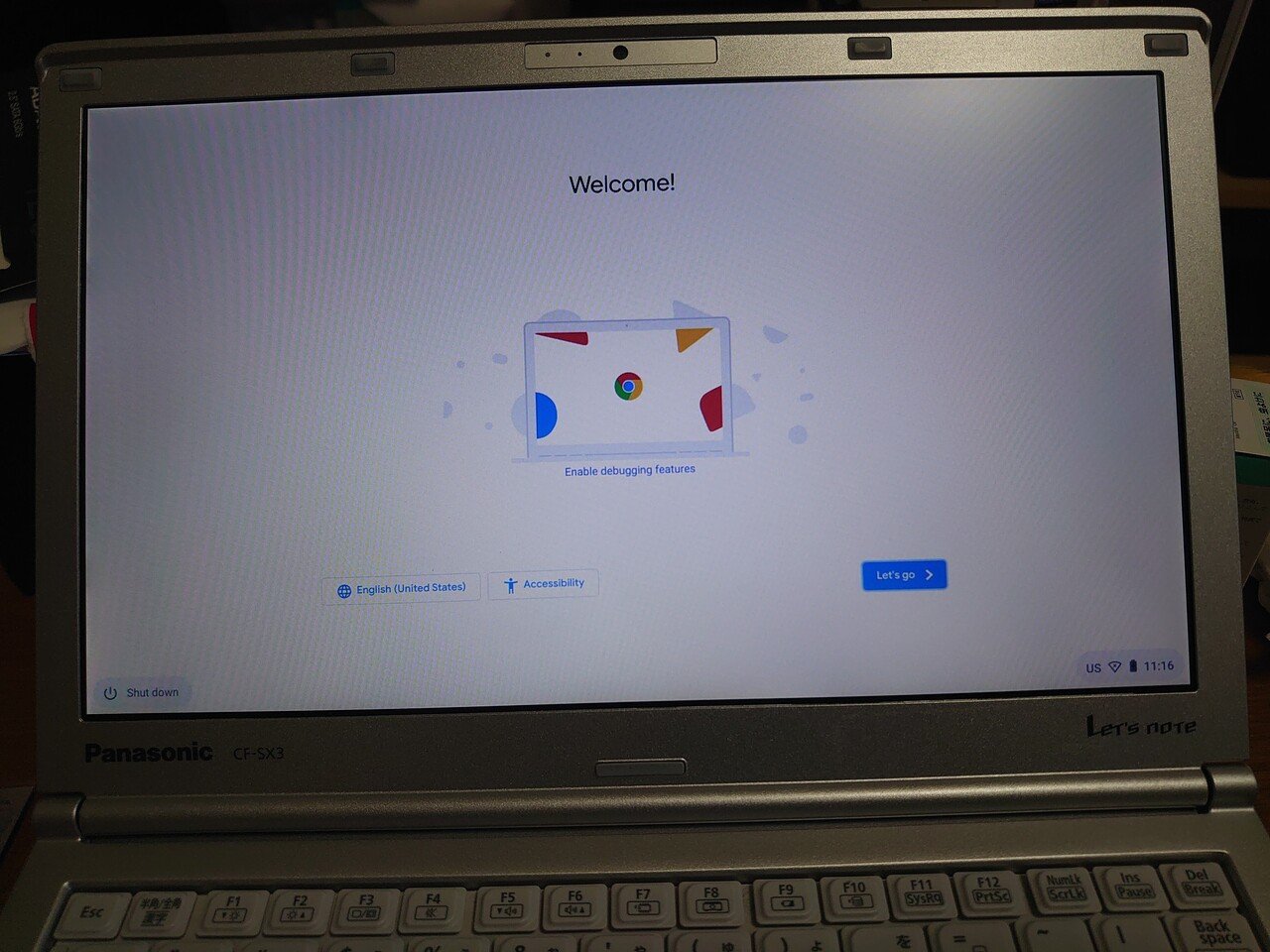 Panasonic CF-LX6【ChromeOS Flex インストール済】 Panasonic CF-LX6【ChromeOS Flex インストール済】 レッツ