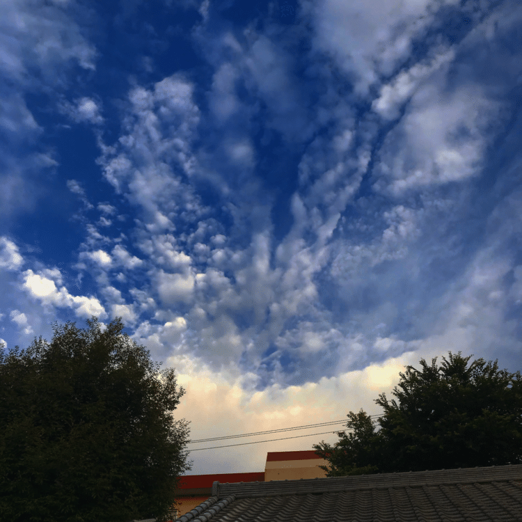 あぶく雲。