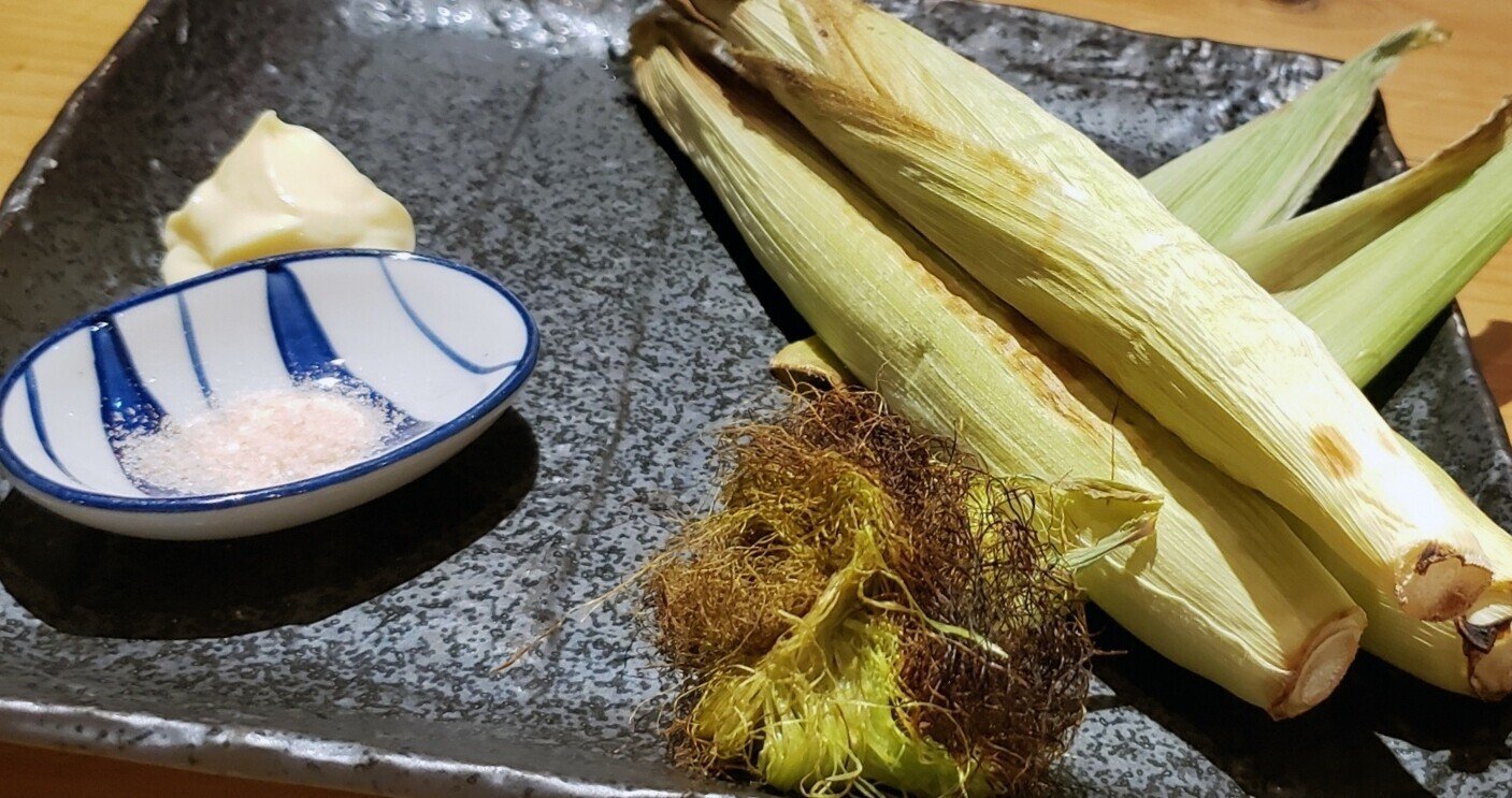 焼くだけ簡単絶品おつまみ】 採れたてヤングコーンをグリルで 焼くだけ簡単絶品おつまみ】 採れたてヤングコーンをグリルで