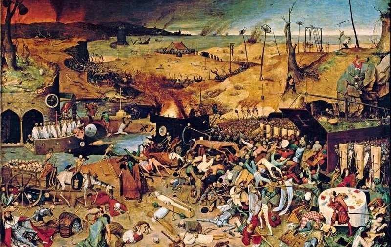 絵画『死の勝利』（ピーテル・ブリューゲル、1562年）